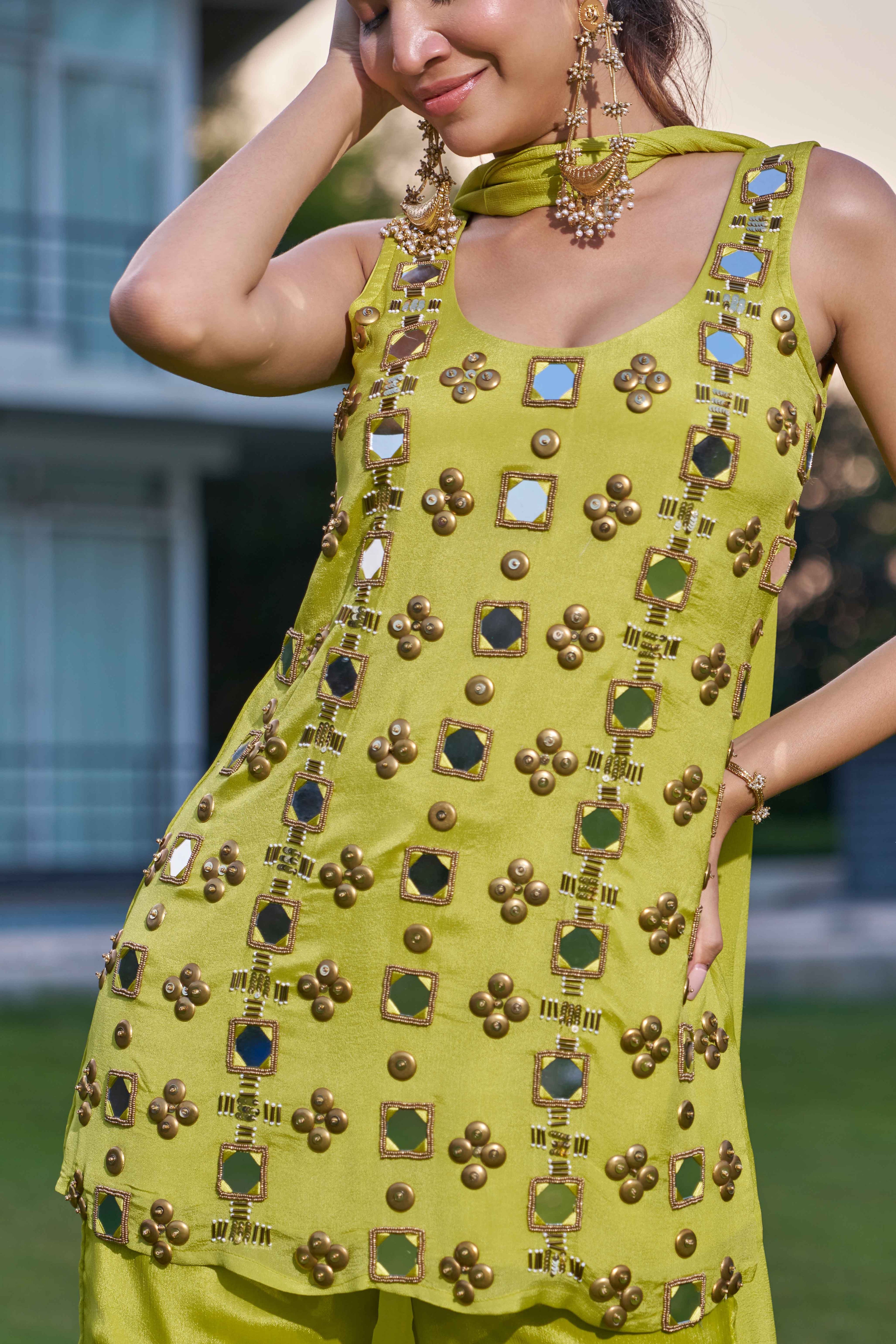 Yamika suit Green