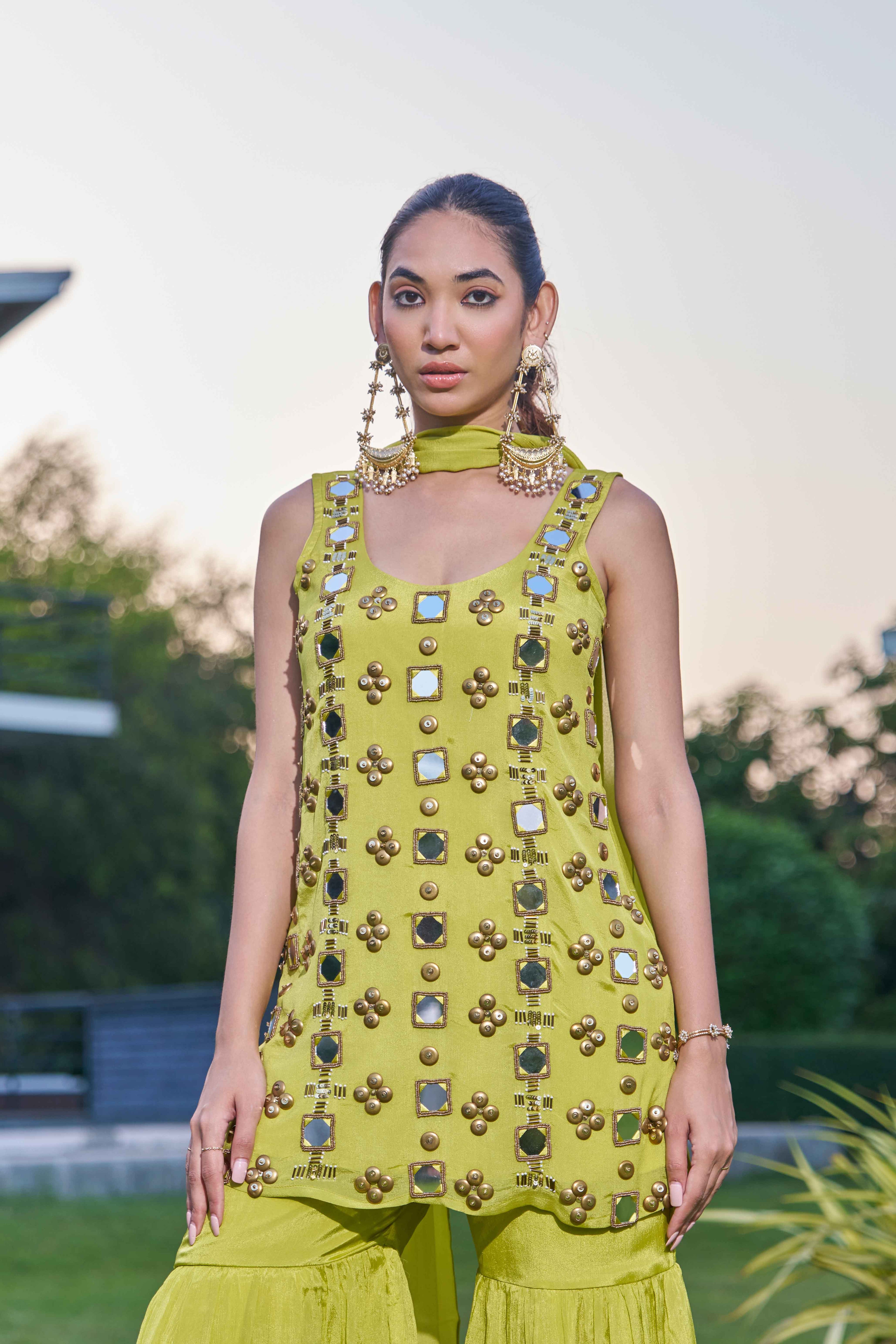 Yamika suit Green