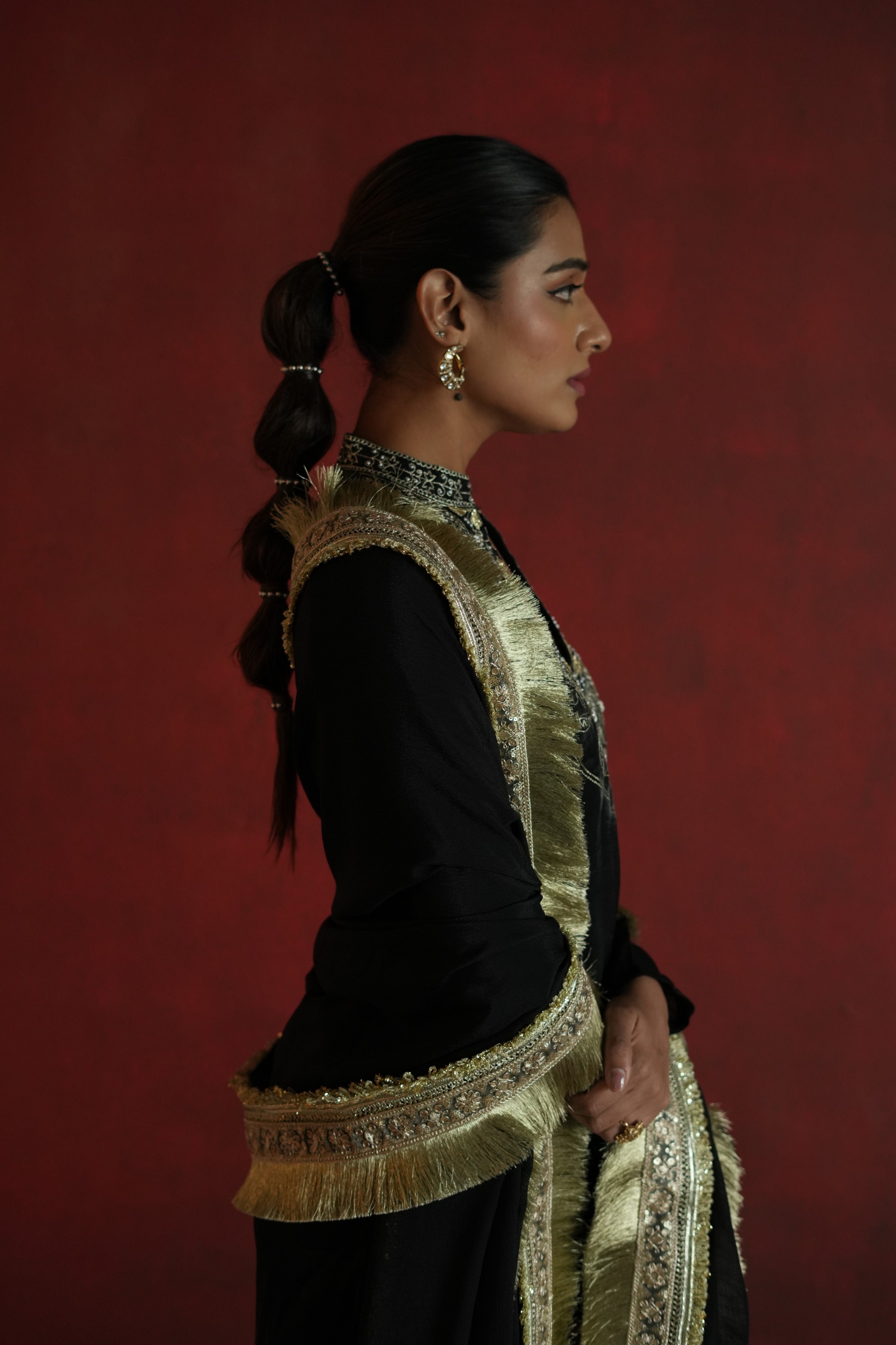 Sanvi suit Black
